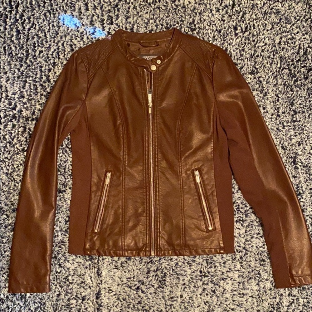 Faux Leather Kenneth Cole Jacket